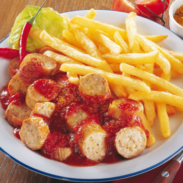 Currywurst Mit Pommes Online Bestellen Auf Heimfrost De Heimfrost Naturlich Gut